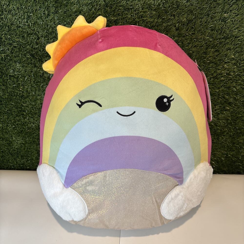 Squishmallow Sunshine the Rainbow 17” NWT